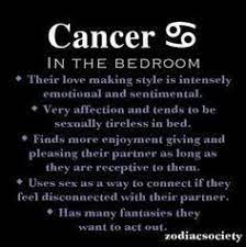 A cancer will devour you in the bedroom! Cancer In The Bed Room Cancer Zodiac Facts Cancer Zodiac Capricorn And Cancer