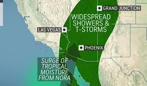 Hurricane nora was a large tropical cyclone · mexico, and later went to affect baja california ; Nora To Send Rainfall To Drought Plauged Southwest Accuweather