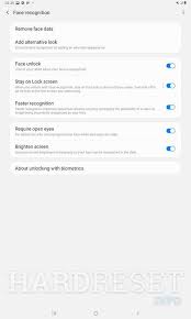 Jun 05, 2020 · the unlocking process is pretty straightforward. Add Face Unlock Samsung Galaxy Tab S6 Lite How To Hardreset Info