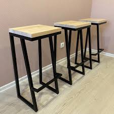 Maybe you would like to learn more about one of these? Stool Bar Minimalis Modern Dari Kayu Jati Dan Besi Hollow Untuk Cafe