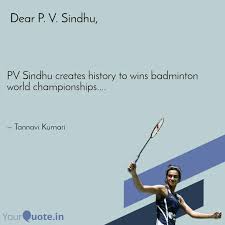 Jun 04, 2021 · we need to have really good coaches for understanding a player's mindset, says pv sindhu. Best Pvsindhu Quotes Status Shayari Poetry Thoughts Yourquote