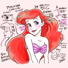 分析シリーズ増えてきたので 誤字脱字など直してプリンセス7人まとめました オーロラ姫の横顔も追加 複数投稿なので横にスライドしてみて下さい 次は誰を分析しようかな 追記 あげてから見たら複数だと画質落ちるみたいで白雪姫がとくにボヤ ディズニー