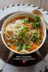 Spicy Thai Red Curry Noodle Soup Marla Meridith