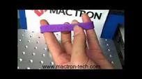 Mactron Laser | Laser Engraving Marking on Silicone Wristband by Co2 Laser  Marker Engraver