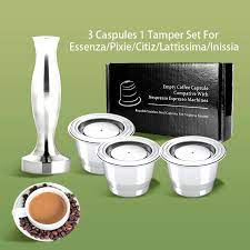 Thus, you can enjoy a cup of coffee from coffee powerhouse like starbucks. Nespresso Reusable Coffee Capsule Stainless Steel Refillable Filters Espresso Cup Fit For Inissia Pixie Coffee Maker Machine Coffee Filters Aliexpress
