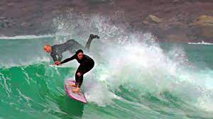 A surfer whose leg was impaled by part of her board has thanked lifeguards who she said saved her and her leg. Surfing At Sennen Cove In Cornwall Uk Youtube