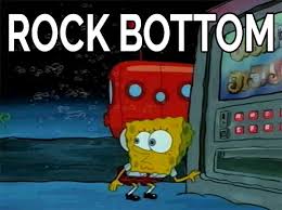 'this not your average, everyday darkness. Spongebob Rock Bottom Gifs Tenor
