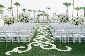 Hilton Waterfront Beach Resort Pure Lavish Events Wedding Details Southern California Wedding Wedding Beach Ceremony California Wedding Oceanfront Wedding