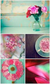 Alternative Colour Palette Jade And Cerise Could Tone Down The Pink To A Duskier Shade Since Our Green Blue Is Da Pink Palette Spring Colors Teal And Pink