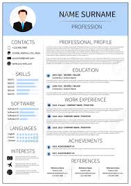 Fully editable microsoft word cv examples (best viewed in ms word 2007). Modern Cv Layout With Infographic Resume Template For Man Minimalistic Royalty Free Cliparts Vectors And Stock Illustration Image 125811710