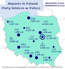 Karte der hauptverkehrswege in polen; Liste Der Internationalen Flughafen In Polen Wikipedia