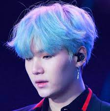 Agust D On Twitter Blue Hair Bts Hair Blue Hair Yoongi
