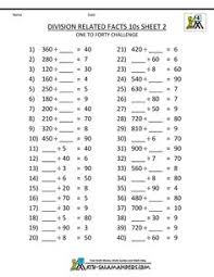 4th Grade Math Division Worksheets Printable Math Division Worksheets Mathematics Worksheets 4th Grade Math Worksheets