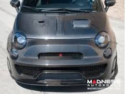 Fiat 500 Carbon Fiber Front End By Pogea Racing Fiat Fiat 500 Carbon Fiber