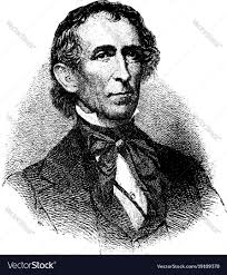 John tyler vintage Royalty Free Vector Image