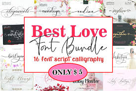 Furthermore, each of the patterns has roughly 100 characters with uppercase, lowercase, numerals, as well as some punctuation marks. Download Script Fonts Elegant Calligraphy Pretty Script Fonts
