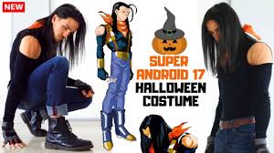 Perfect cell dbz long sleeves skin gear workout gym compression 3d shirt. Super Android 17 Halloween Costume For Guys With Long Hair Youtube