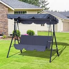 Add to your garden's homely ambience with a comfy relaxer, make sure friends and family feel welcomed with one of our timber picnic benches, inject a spot of colour with our bright rocker chairs, or really chill out with our swing benches. Patio Metal Swing Chair