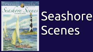 Articles with free dot marker coloring sheets tag dot coloring. Coloring Book Flip Through Seashore Scenes By Dot Barlowe Creative Haven Youtube