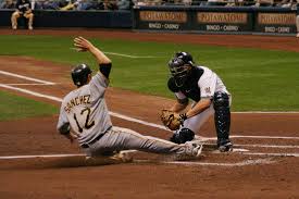 That would depend on the announcer because a lot of them make up how wide is home plate? Blocking The Plate Wikipedia