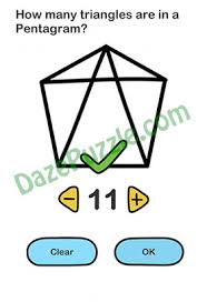 Maybe you would like to learn more about one of these? Brain Out Level 6 How Many Triangles Are In A Pentagram Answer Daze Puzzle