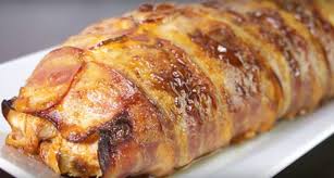 3 felii subtiri de sunca sau bacon. RuladÄ Din Piept De Pui Èi Bacon Umplute Cu CaÈcaval Èi Ciuperci Champignon Glasul Hunedoarei