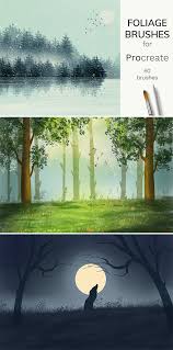 Curious about the best brushes for painting trees in procreate? 50 Best Procreate Brushes For 2021 Design Graphic Design Junction