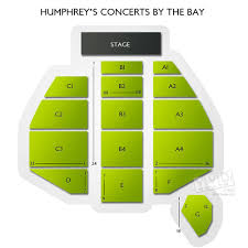 uncommon humphreys concerts by the bay detailed seating