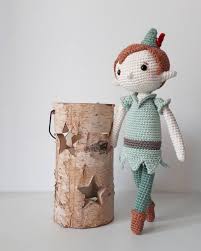 Peter Pan Crochet English Pattern Tutorial Amigurumi Tutorial Crochet Neverland In 2020 Bobble Stitch Crochet Doll Crochet