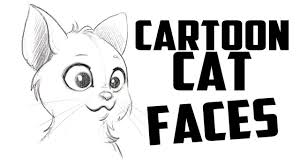 How To Draw A Cartoon Cat Face Step By Step How To Cartoon Cat Face Expressions In 2020 Cat Face Cartoon Cat Cute Cat Face