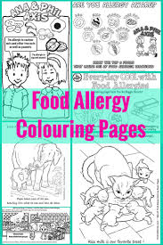 Food Allergy Colouring Pages This Happ Y Mumma Food Allergies Food Allergies Awareness Allergies