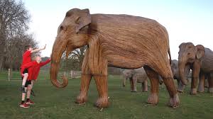 Related:large elephant statue elephant garden statue elephant ornaments elephant ornament wooden elephant statue elephant gifts elephant statue big. Wooden Elephant Herd Migrates To Show Human Encroachment Bbc News