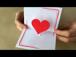Eine pop up karte zu basteln macht mega spaß. Basteln Mit Papier Pop Up Karte Herz Basteln Ideen Geschenke Selber Machen Vatertagsgeschenk Youtube
