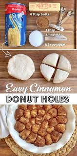 Easy Baked Donut Holes Made With Pillsbury Biscuits Recipe In 2020 Easy Dessert Recipes Quick Quick Easy Desserts Dessert Recipes Easy