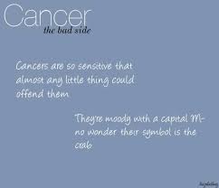 The cancer glyph looks like a sideways 69, seemingly having nothing to do with the crab, but the glyph is typically likened to crab claws. Otakuandfangirl On Twitter The Bad Side Of A Cancer Very Moody D Cancer Zodiac Whyisthissotrue Thebadside Http T Co Zjciw51bvl