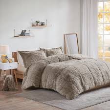 Madison park palmer 7 piece comforter set. Intelligent Design Malea Faux Fur Comforter Set Grey Full Queen 9293531 Hsn