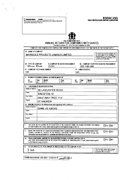 This may be expressed as a percentage, or an actual amount with some investments an annual return statement may also be accompanied by a payment check representing what you made. Marigold Projects Annual Return 7 21 2018