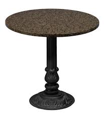 Our K15 Cast Iron Table Base Used To Support A Small Round Granite Table Top These Bases Are Perfect For Granite Table Granite Table Top Pedestal Table Base
