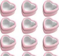 Amazon.com: Alunsito 12 Pack Metal Tins, 2oz Heart Shaped ...