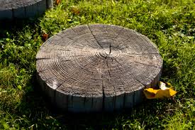 Diy guide on how how to build a wood deck and then tile it with stone, pavers or porcelain. Driftwood Log Stepping Stone