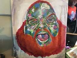 Bronson regular edition screen print by cesar moreno mondo artist art print. Painting Action Bronson Mural Art Painting Art