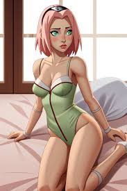 Sakura Haruno sexy girl in ba | image created by user_619719018936361444 |  Tensor.Art