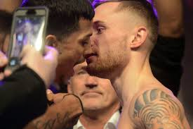 Carl Frampton versus Chris Avalos: Two camps clash at weigh-in, turning  Belfast fight night into a grudge match