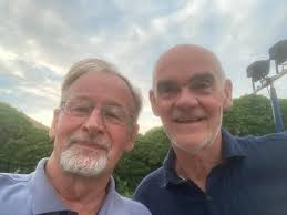 Great catch-up with Gary Davidson tonight at Woodstock in Oxfordshire. 50  years this year since we left Garibaldi Secondary. Much to talk about.  There's been one or two changes over the years