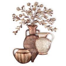 Maybe you would like to learn more about one of these? Bronze Floral Urns Metal Wall Art Kirklands