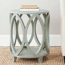Dakota Accent Table Ash Safavieh Round Accent Table Wood Accent Table Accent Table
