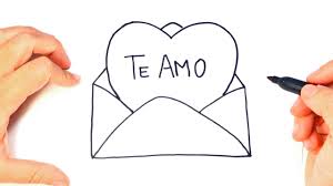 Lindo dibujo de una pareja que vuela en globo. Como Dibujar Un Carta De Amor Paso A Paso Dibujo Carta Romantica Youtube