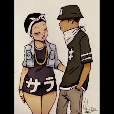 Wizzadaking Buscar Con Google Black Couple Art Black Girl Art Black Art Pictures