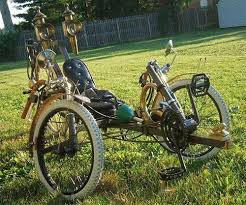Steampunk Trike Fahrrad Design Dieselpunk Seltsame Autos