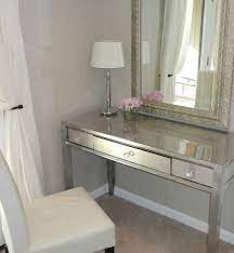 Diy Silver Leaf Vanity How To Silver Leaf A Piece Of Furniture Livelovediy Furniture Makeover Mirrored Furniture Diy Furniture